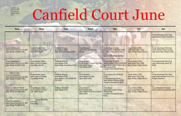 Canfield court June 2024