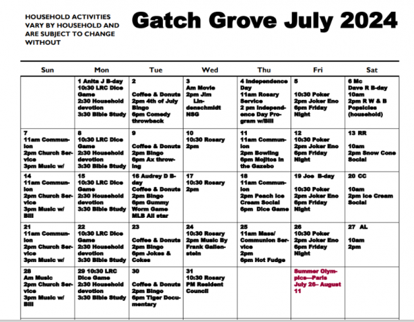 Gatch Grove July 2024