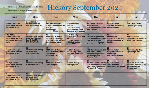 Hickory Cottage Sept 2024