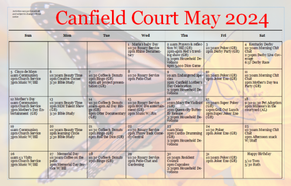 Canfield Court May 2024