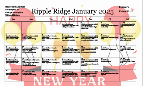 Ripple Ridge January 2025