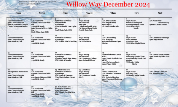 Willow Way Dec 2024