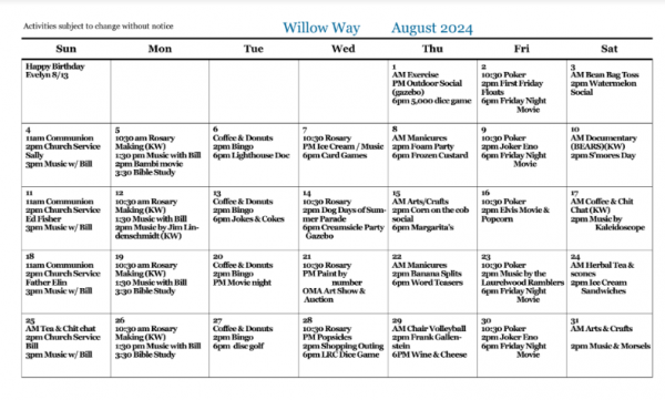 Willow Way Aug 2024