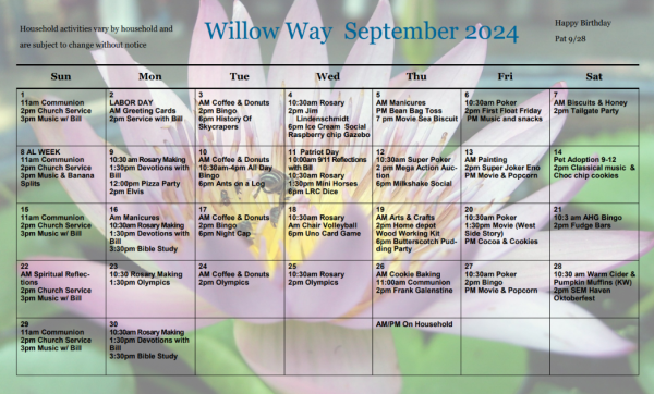 Willow Way Sept 2024