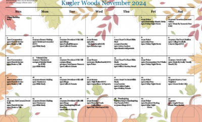 Kugler Woods Nov 2024